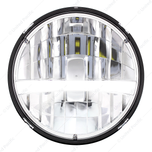 ULTRALIT - High Power LED 7" Headlight With Turn Signal & Position Light Bar