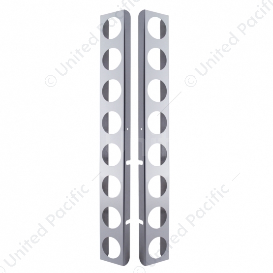 Peterbilt Stainless Rear Air Cleaner Bracket Only - 16 Light Cutouts