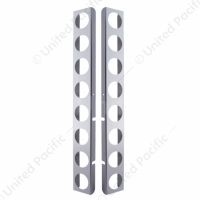 Peterbilt Stainless Rear Air Cleaner Bracket Only - 16 Light Cutouts