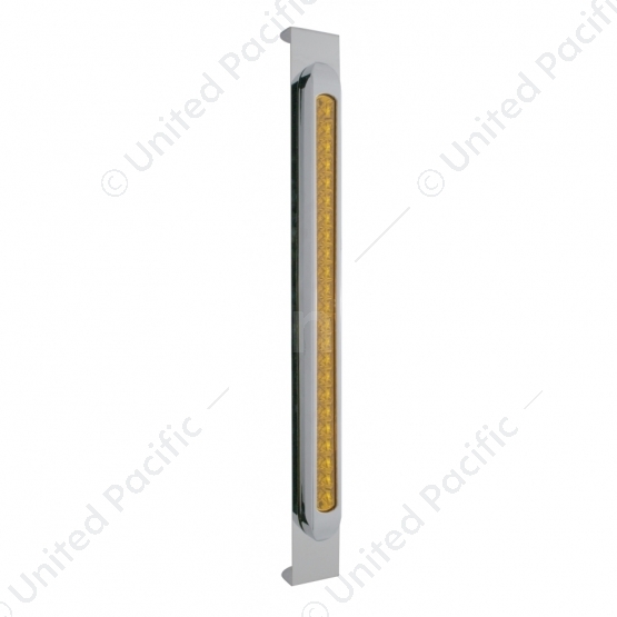 Mirror Bracket With 23 LED 17-1/4" Light Bar & Bezel - Amber LED/Amber Lens