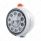 Chrome Guide 682-C Headlight 11 LED Bulb & Dual Mode LED Signal - Amber Lens
