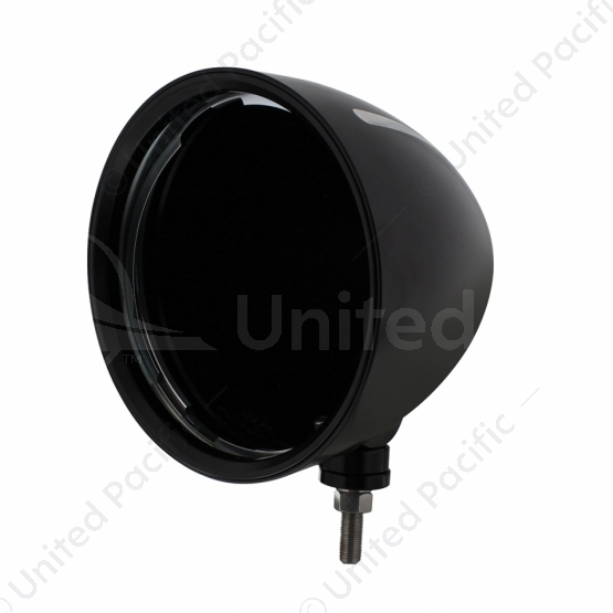 Black "BILLET" Style Groove Headlight Housing