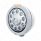 Stainless Classic Headlight 11 LED Bulb & Dual Mode LED Signal - Clear Lens
