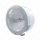 Stainless Steel Bullet Half Moon Headlight 6014 Bulb & LED Turn Signal - Clear Lens
