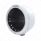 Stainless Steel Classic Half Moon Headlight No Bulb With LED Turn Signal - Clear Lens