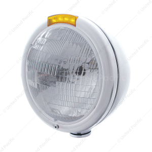 Classic Headlight Assembly H6024 Bulb & LED Turn Signal