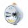 Chrome Guide 682-C Headlight H4 With 10 Amber LED & Dual Mode LED Signal - Amber Lens