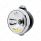 Black Guide 682-C Headlight H4 With 10 Amber LED & Dual Mode LED Signal - Clear Lens