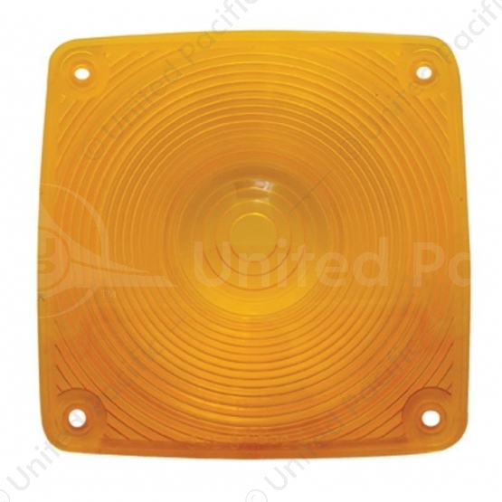 Square Double Face Light Lens - Amber