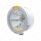 Stainless Steel Bullet Half Moon Headlight H4 With 10 Amber LED & Dual Mode LED Signal-Amber Lens