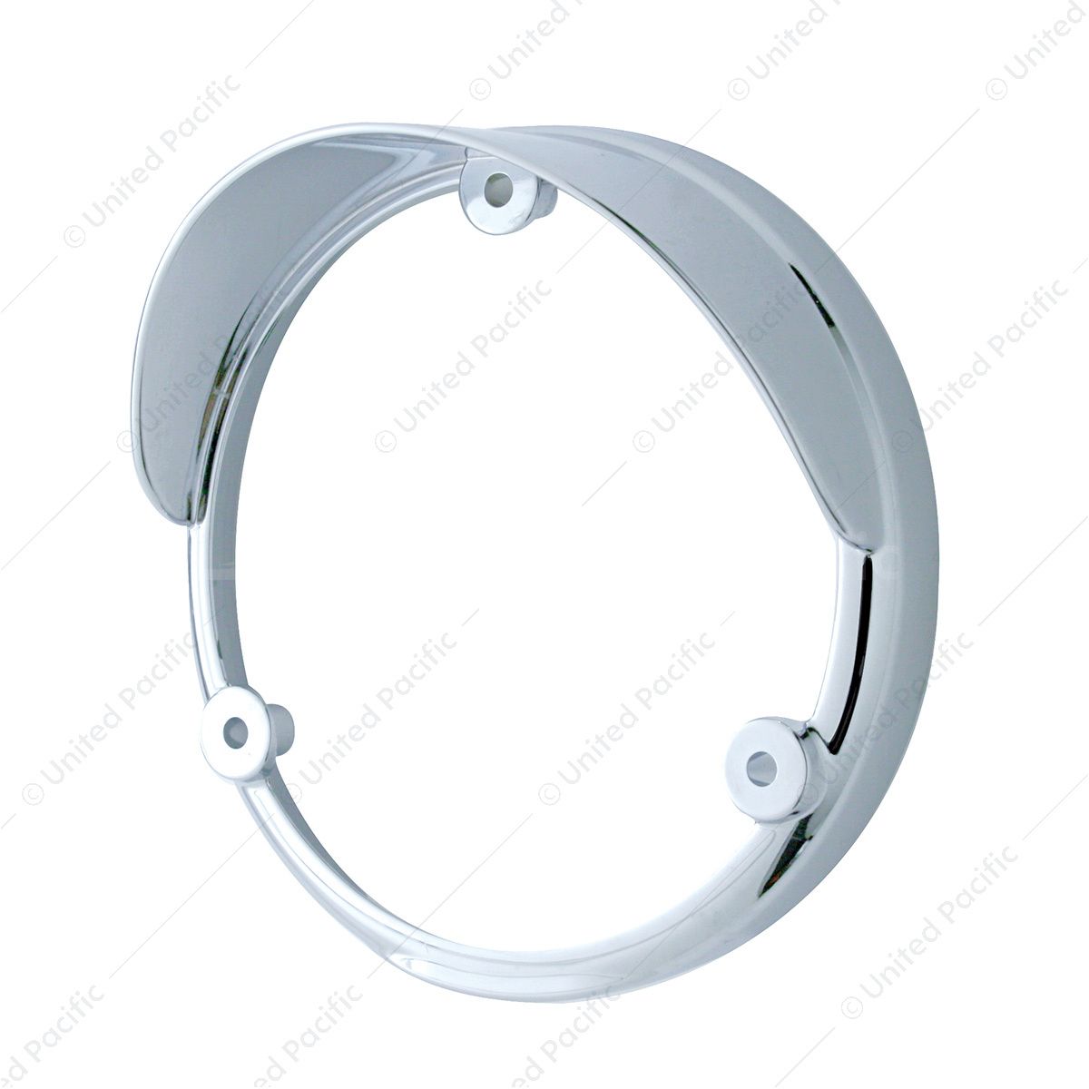Round Double Face Light Bezel With Visor - Fits 38113 Series