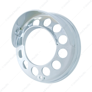 Chrome Plastic Light Bezel For UP LED Double Face Turn Signal Light
