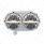 Headlight Assembly With 304 SS Housing & LED Headlights W/Amber LED Position Light For Peterbilt 359