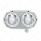 Headlight Assembly With Crystal Halogen Bulbs & 304 SS Housing For Peterbilt 359 - Passenger