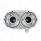 304 Stainless Dual Headlight Housing With Inner Lamp Bucket For Peterbilt 359 - Passenger