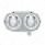 Headlight Assembly With Halogen Bulbs & 304 SS Housing For Peterbilt 359 - Driver