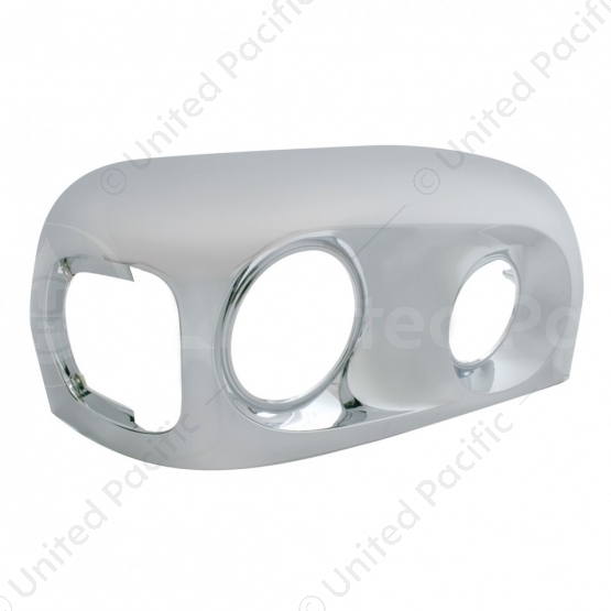 Chrome Headlight Bezel For 2005-2010 Freightliner Century - Passenger