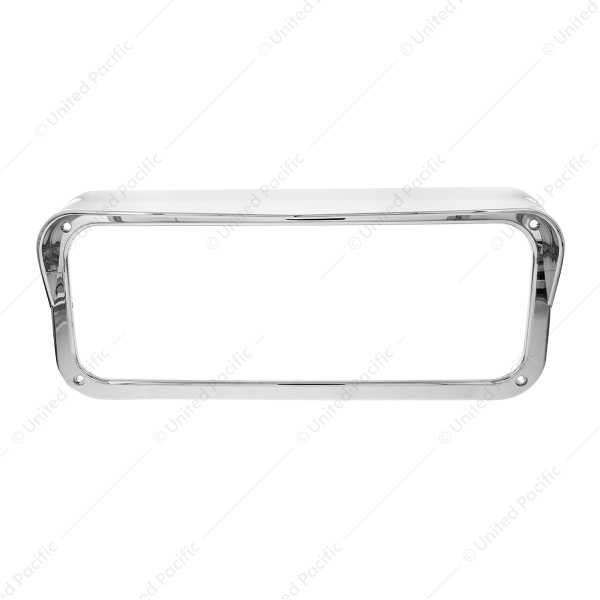 Chrome Replacement Bezel For United Pacific Rectangular Projection Headlights
