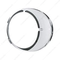 Chrome Inner Headlight Bezel For 1996-2010 Freightliner Century - Passenger