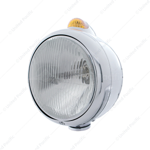 Stainless Steel Guide 682-C Headlight H4 & Dual Mode LED Signal