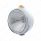 Stainless Steel Guide 682-C Headlight H4 & Dual Mode LED Signal - Amber Lens