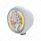 Chrome Guide 682-C Style Headlight H4 Bulb With 34 Amber LED