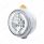 Chrome Guide 682-C Headlight H4 With White LED & Dual Mode LED Signal - Amber Lens