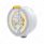 Stainless Steel Classic Half Moon Headlight H4 With Amber LED & Dual Mode LED Signal-Amber Lens