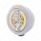 Stainless Steel Bullet Classic Headlight H4 With Amber LED & Signal - Clear Lens