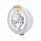 Chrome Classic Headlight H4 With 34 White LED & Dual Mode LED Signal - Amber Lens
