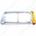 14 LED Headlight Bezel With Turn Signal For 1989-2009 Freightliner FLD - Driver - Amber LED/Chrome L