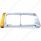 14 LED Headlight Bezel With Turn Signal For 1989-2009 Freightliner FLD - Passenger - Amber LED/Chrom
