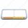 Rectangular Dual Headlight Bezel With LED Sequential Light Bar (Driver) - Amber LED/Amber Lens