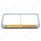 Rectangular Dual Headlight Bezel With LED Sequential Light Bar (Passenger) - Amber LED/Amber Lens