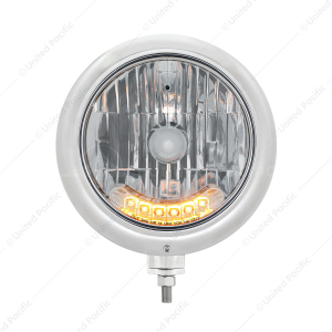 Classic Headlight H4 Bulb With 6 Amber LED