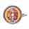 SS Guide 682-C Style Headlight Assembly W/Crystal Lens & 34 LEDs Position Light - R/H (Horizontal Mo