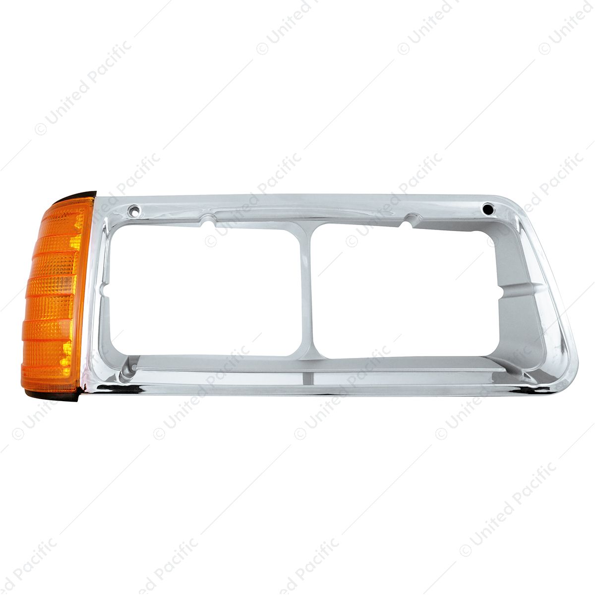 Headlight Bezel With Turn Signal For 1989-2009 Freightliner FLD - Passenger