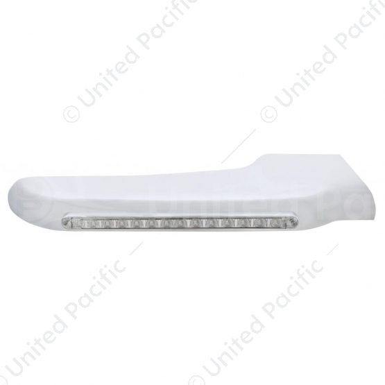 Sequential 14 Amber LED Front Fender Cover For Peterbilt 388 (2008-2015)&389 (2008-2023)-Clear Lens-