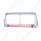 14 LED Headlight Bezel For 1989-2009 Freightliner FLD - Driver - Red LED/Clear Lens