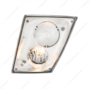 Chrome Fog Light Assembly For 2003-2017 Volvo VN/VNL