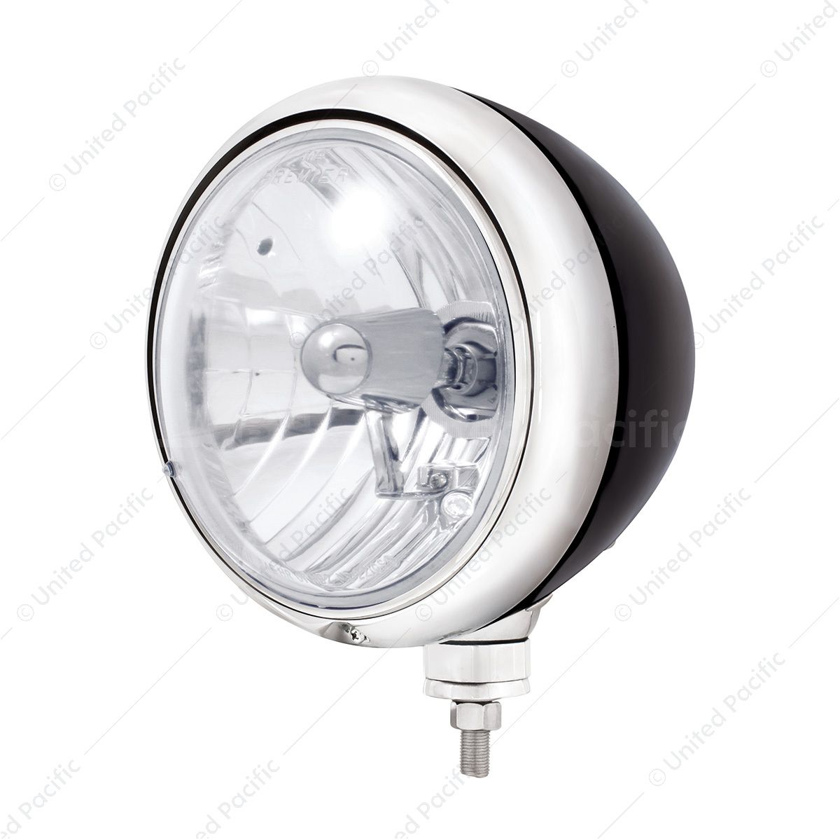 Black Guide 682-C Style Headlight Crystal H4 Bulb