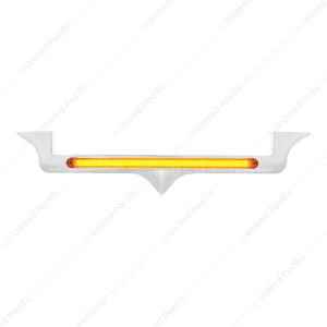 Chrome Hood Emblem Trim With 24 LED GloLight Bar For Kenworth
