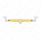 Chrome Hood Emblem Trim With 24 LED GloLight Bar For Kenworth - Amber LED/Amber Lens