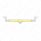 Chrome Hood Emblem Trim With 24 LED GloLight Bar For Kenworth - Amber LED/Clear Lens