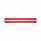 Dual 24 LED Dual Function 12" GloLight Bar With Bezel - Red LED/Red Lens