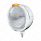 Stainless Steel Classic Embossed Stripe Headlight 6014 & Dual Mode LED Signal - Amber Lens