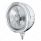 SS Bullet Embossed Stripe Headlight Housing & H4 With 6 Amber LEDs & Dual Mode LED Signal -Clear Len