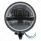 Black 5-3/4" Motorcycle Headlight 8 LED Blackout Bulb With Black Bar - Bottom Mount