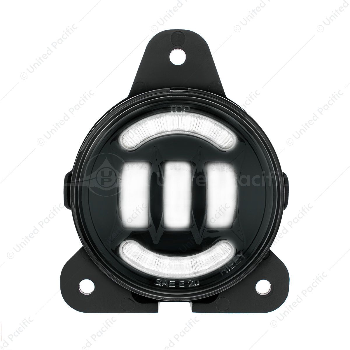 Blackout 6 LED Competition Series Projector Fog Light For 2018-2024 Volvo VNR