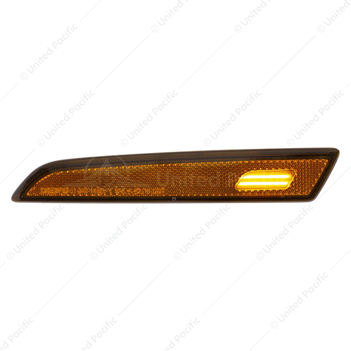 LED Hood Fender Side Marker Light For 2018-2024 Volvo VNL - Driver
